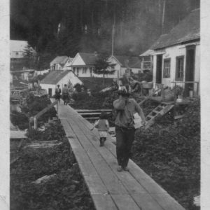 "QCove Cannery houses, From Ralph Dick" Photo provided by LIǦʷIŁDAX̌ʷ Research Centre