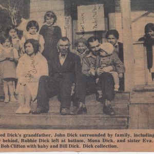 "Ralph Dick Collection- Cape Mudge- John Dick I + Family" Photo provided by LIǦʷIŁDAX̌ʷ Research Centre